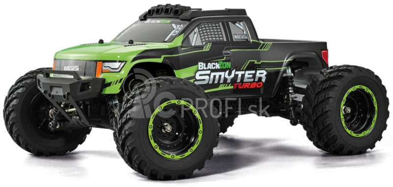 RC auto Smyter MT Turbo 3S Brushless 1/12 4WD Monster Truck, zelené