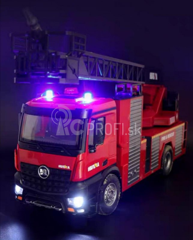 RC hasičské vozidlo Mercedes-Benz Arocs s výsuvným rebríkom HN561