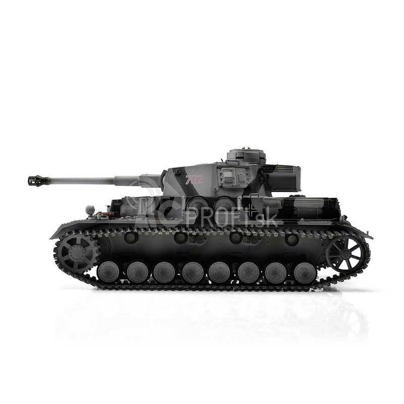 RC tank PzKpfw IV 1:16 IR, sivá