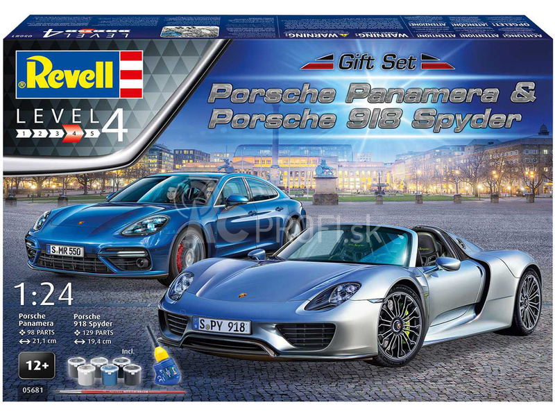 Revell Porsche Set (1:24) (darčeková sada)