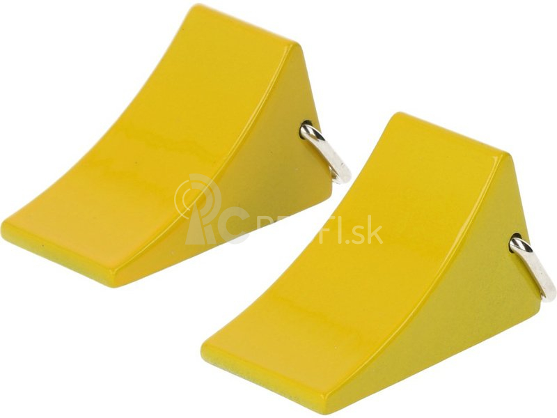 Robitronic zarážky kolies žlté (2)