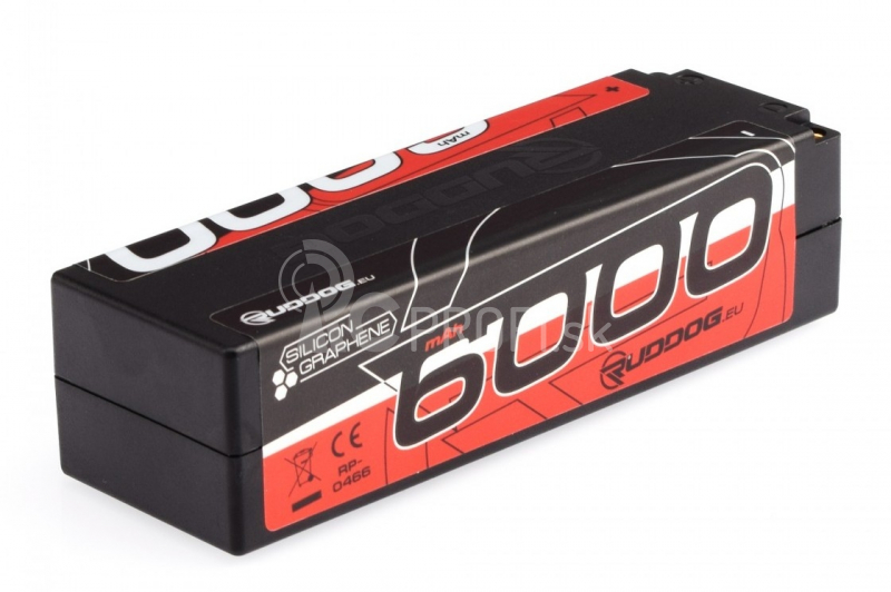 RUDDOG Racing 6000mAh 150C/75C 14,8V LCG 1/8 Pack