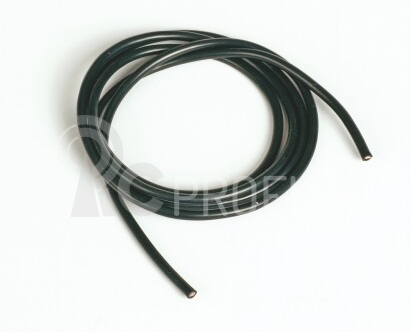 Silikónový kábel 1,6qmm, 15AWG, 1 meter, čierny
