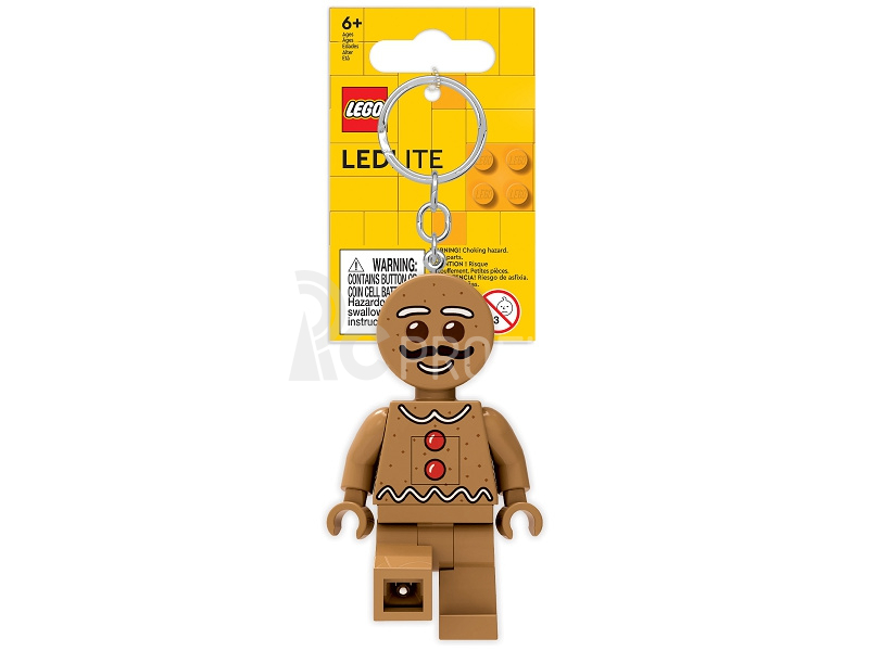 LEGO svietiaci prívesok na kľúče – Ikonický perník