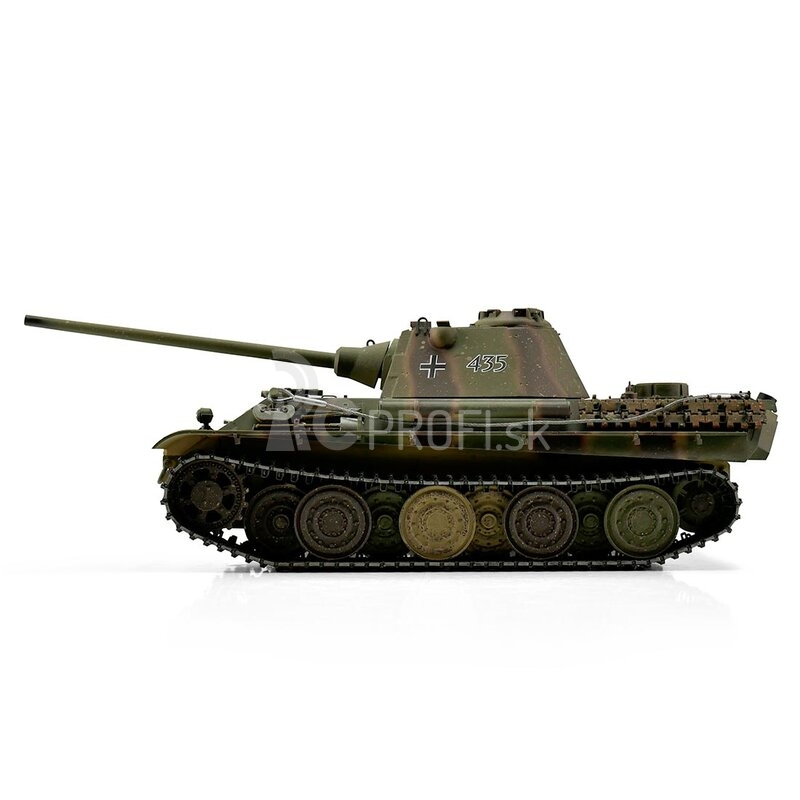TORRO tank PRO 1/16 RC Panther F viacfarebná kamufláž – infra IR – dym z hlavne