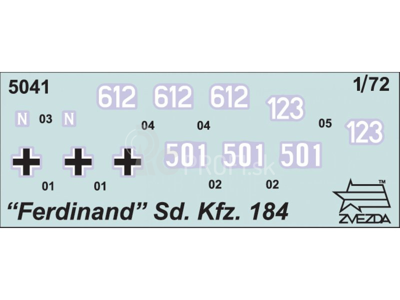 Zvezda Ferdinand Sd.Kfz.184 (1:72)