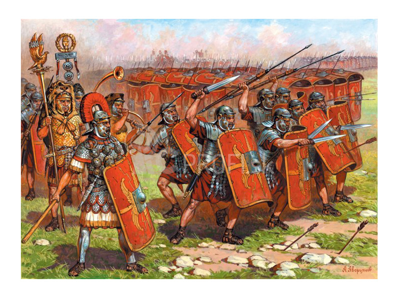 Zvezda figúrky Roman Imperial Infantry I BC – II AD (1:72)