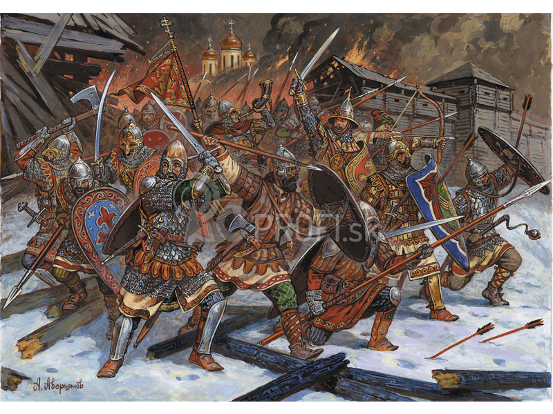 Zvezda figúrky – Russian Foot Warriors 13. – 14.  stor. (1:72)
