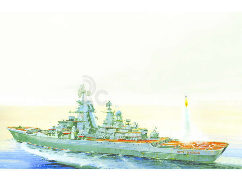 Zvezda Peter Veľký ruská bojová loď (1:700)