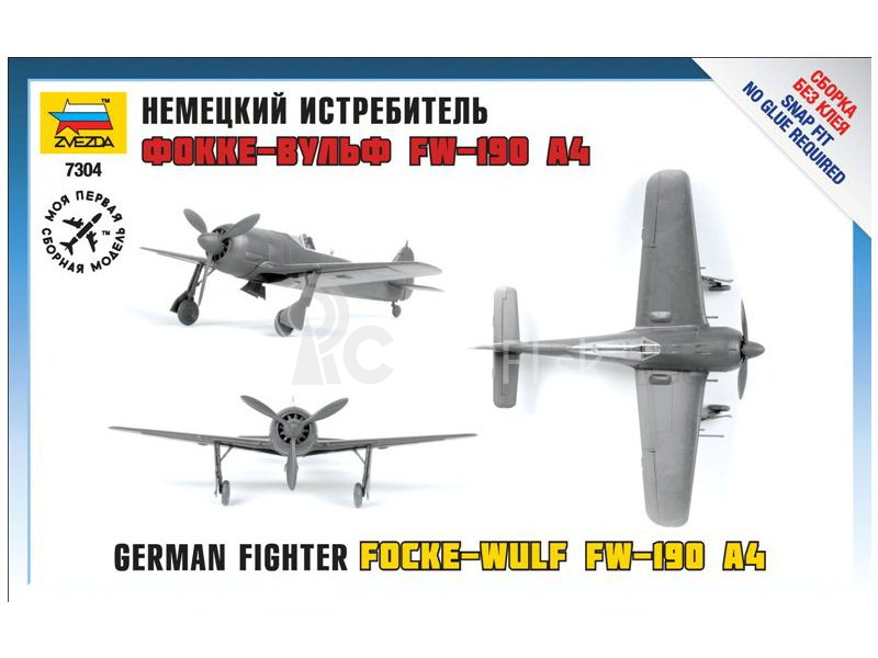 Zvezda Snap Kit – FockeWulf Fw 190 A4 (1:72)