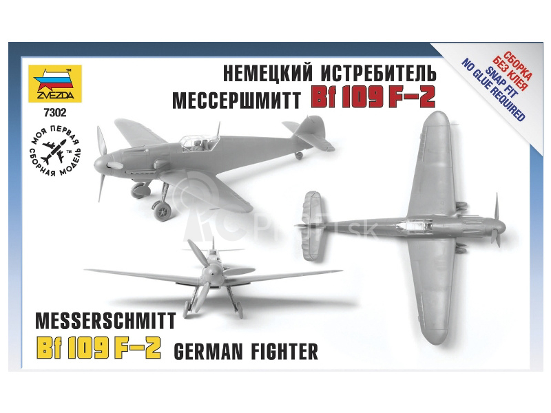 Zvezda Snap Kit – Messerschmitt B-109 F2 (1:72)