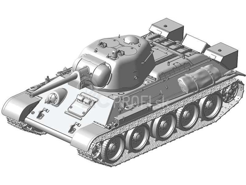 Zvezda T-34/76 mod. 1943 Uralmash (1:35)